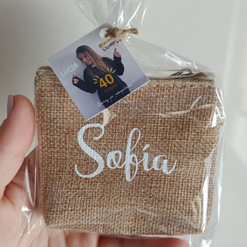 Monedero personalizado