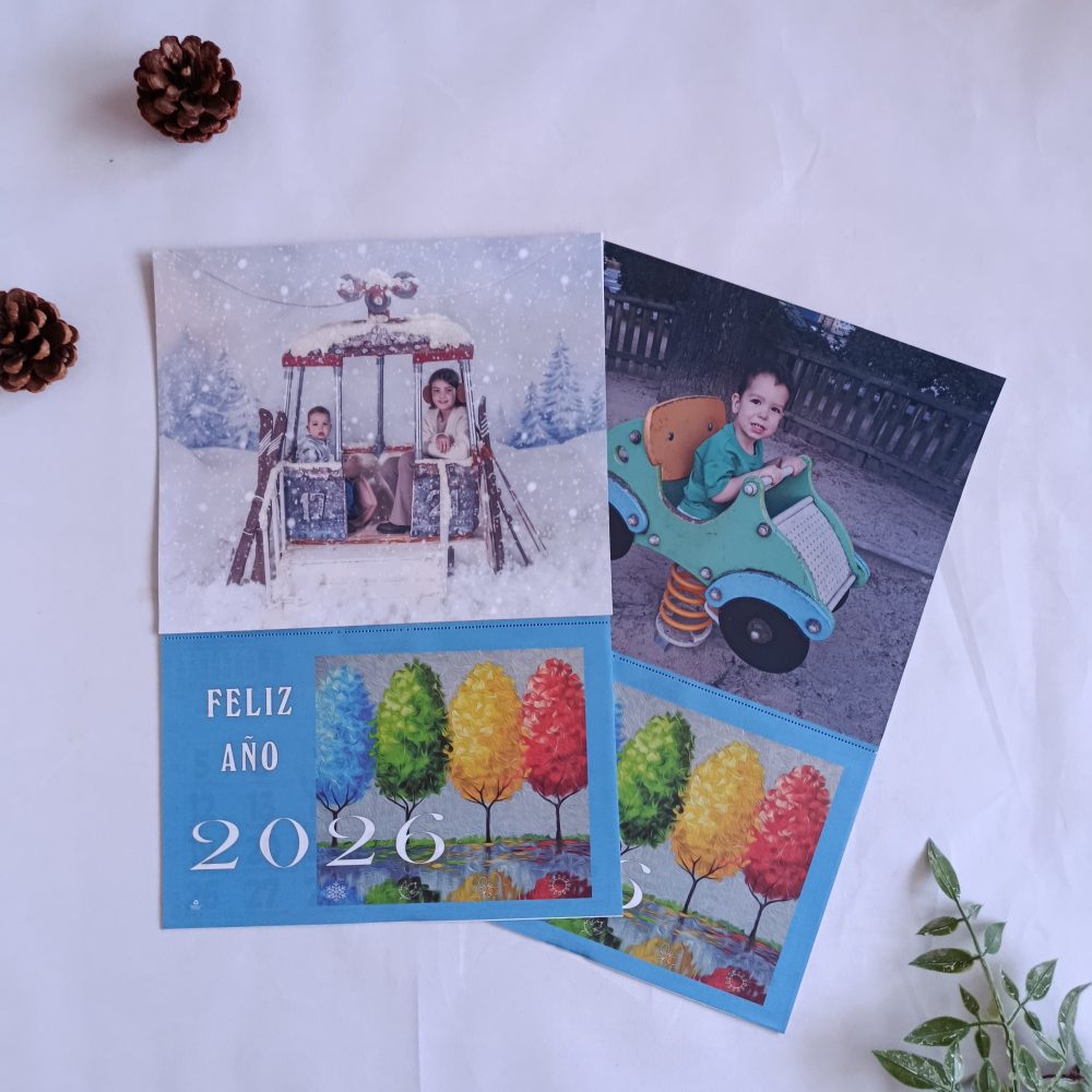 Calendario personalizado con imán para nevera