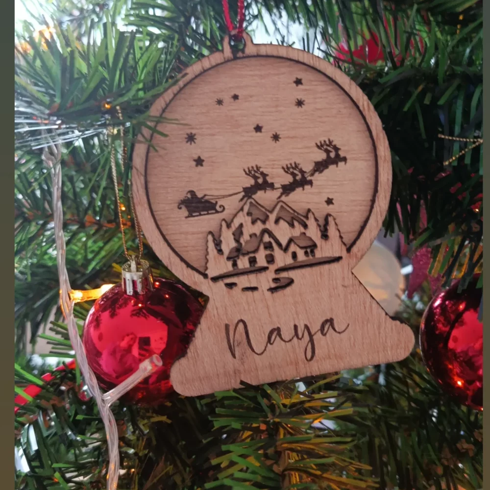 Bola navideña personalizada