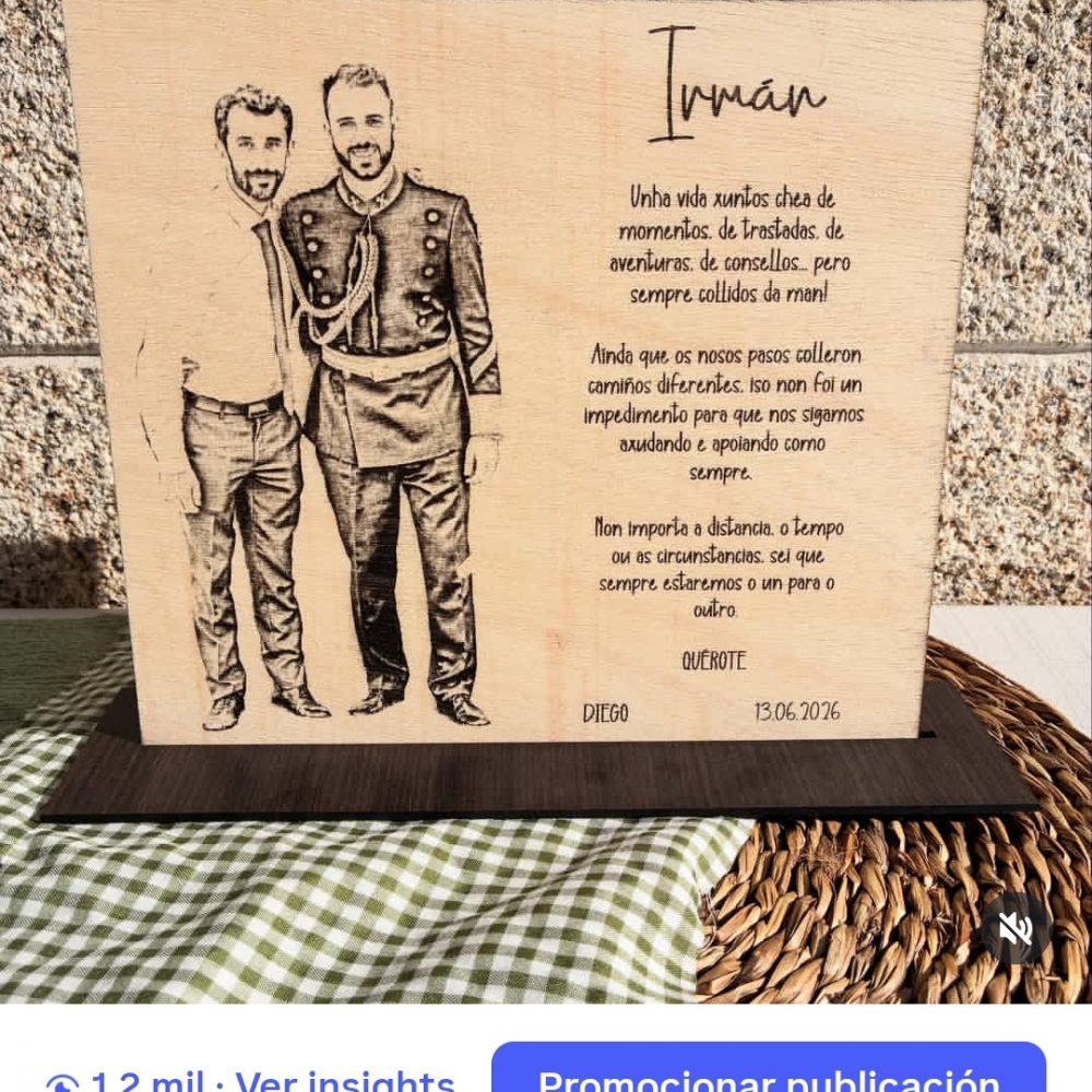 Cuadro foto + texto